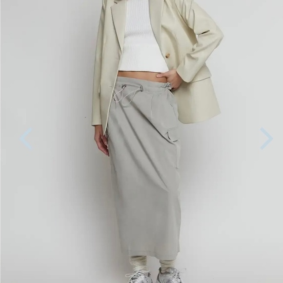 OAK + FORT Vegan Leather Blazer - Picture 8 of 13